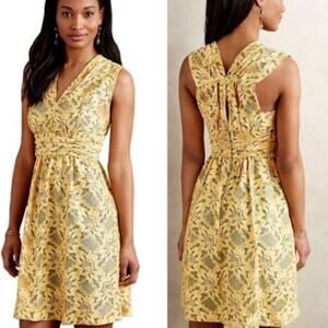 NEW size 2 Anthropologie Plenty by Tracy Reese Niki dress, yellow & blue lace